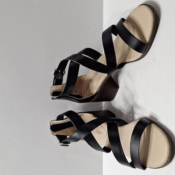 Life Stride Heritage Soft System Cushioned Insole Comfort Block Heel Sandals 10 - Picture 3 of 11